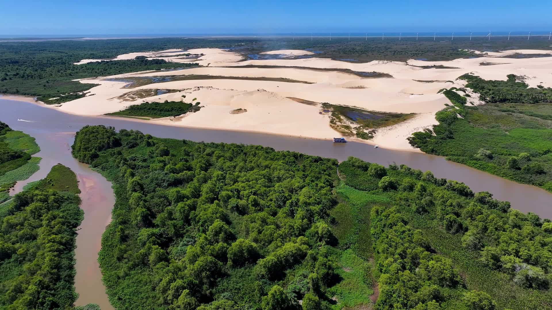 Parnaiba,Delta,At,Parnaiba,In,Piaui,Brazil.,Nature,Scenery.,Brazilian