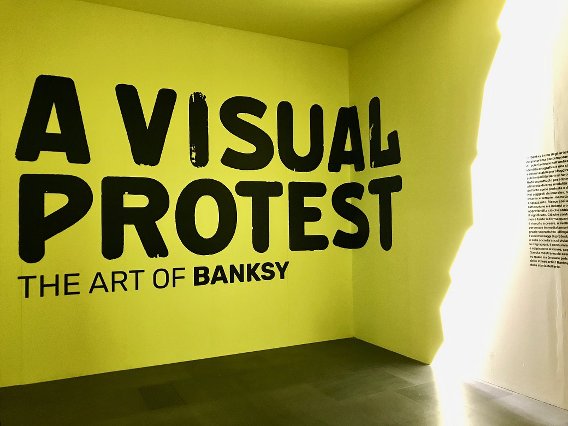A visual protest The art of Banksy, la mostra a Milano
