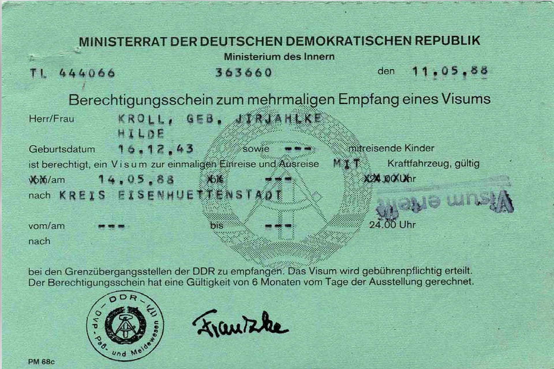 Muro di Berlino: una foto all'anno