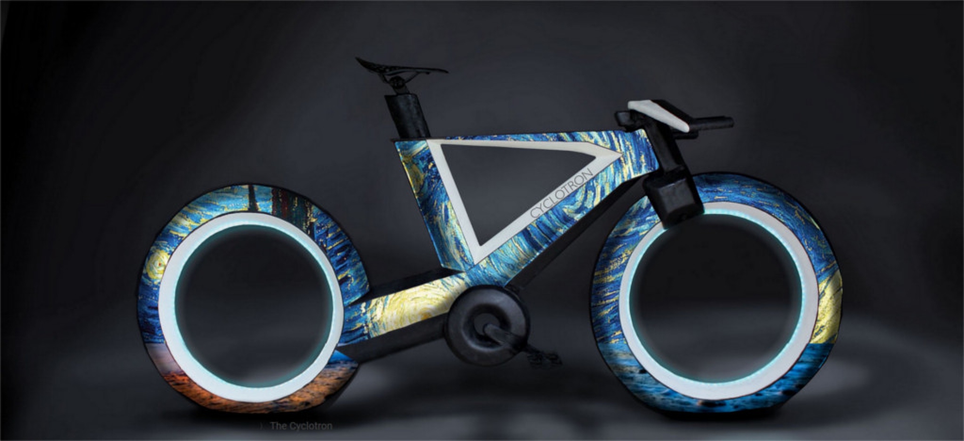 Cyclotron Van Gogh style