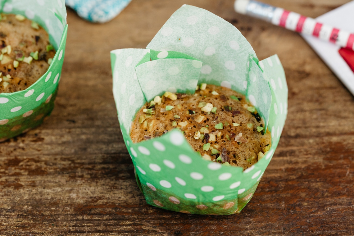 Tortine di riso con limone e pistacchio