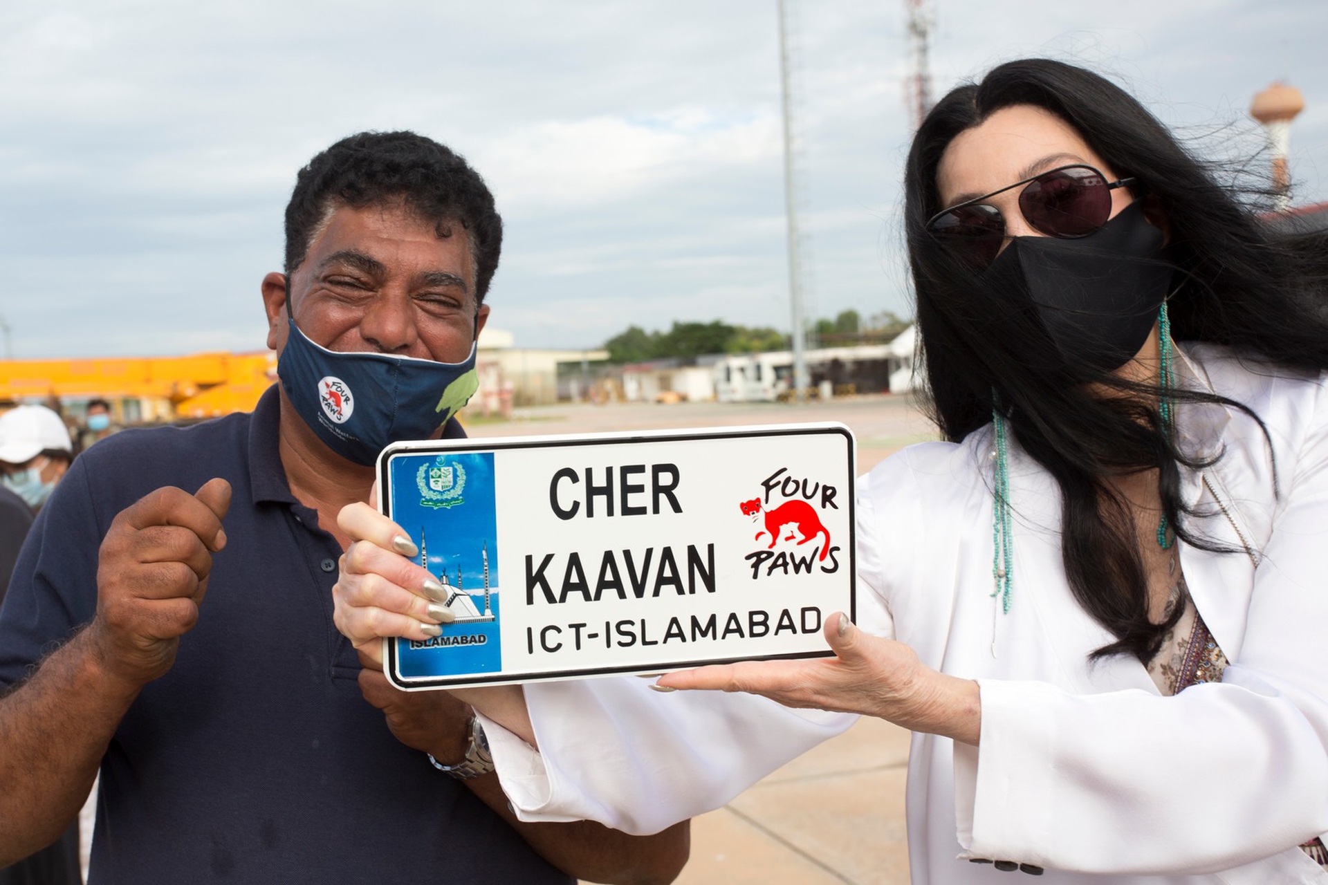 TranIl trasporto di kaavansfer of elephant Kaavan from Pakistan to Cambodia.