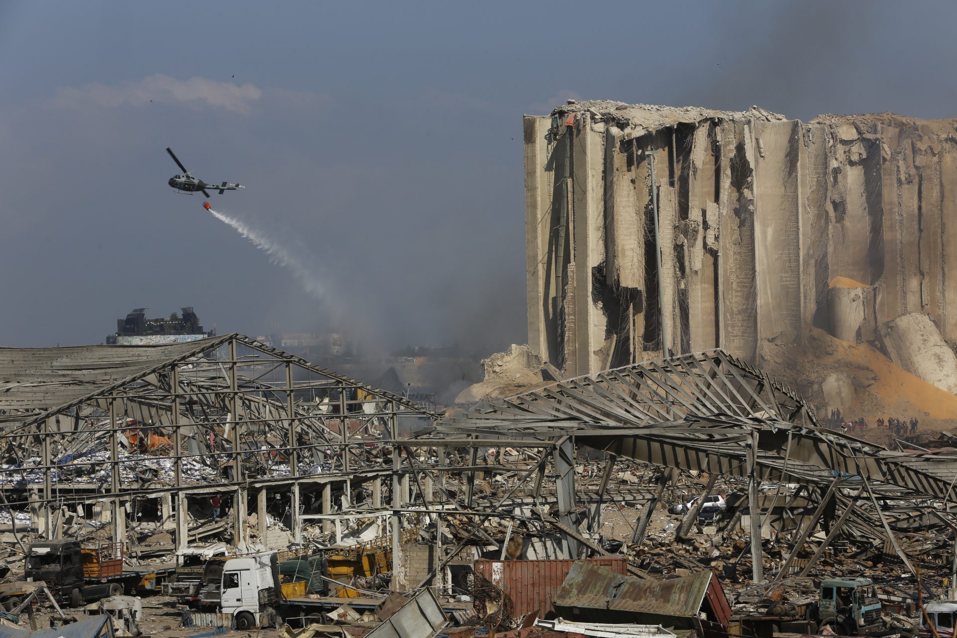 Le ferite di Beirut dopo l'esplosione