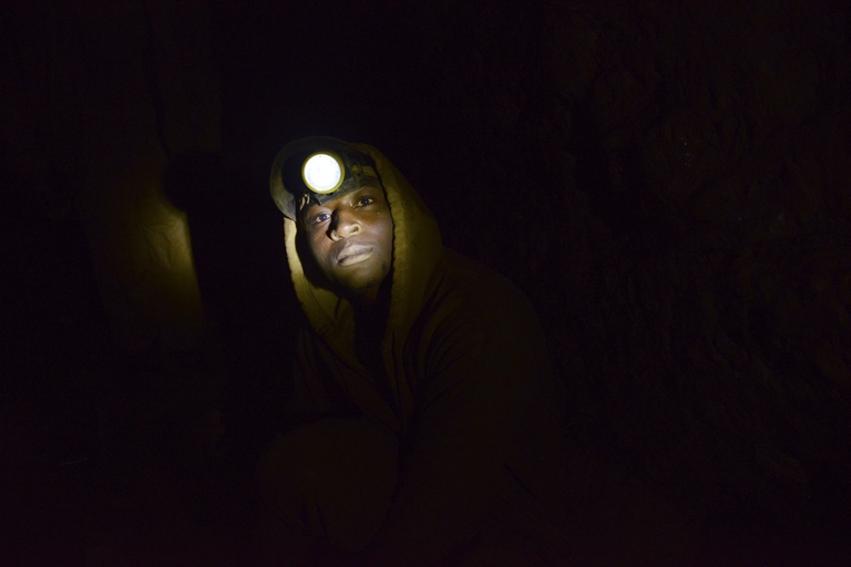 All'interno di una miniera in Congo. ©Fiona Lloyd-Davies