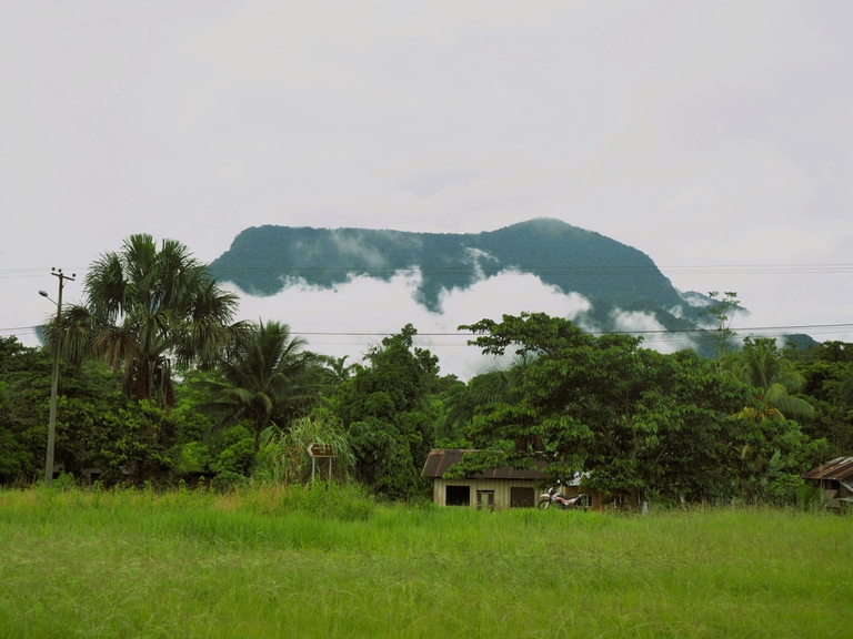 Cordillera del Condor vista da casa di Don Ambrocio