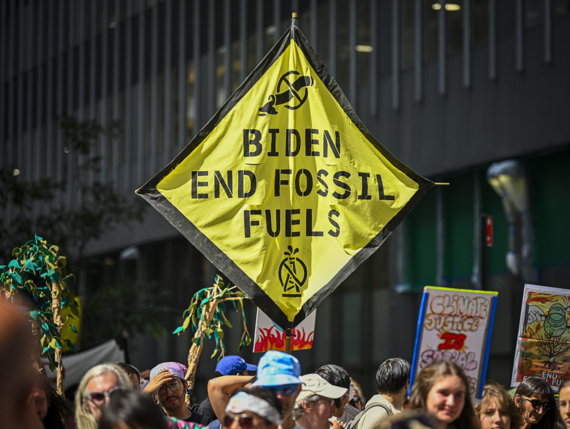 Climate March Against Fossil Fuels In New York