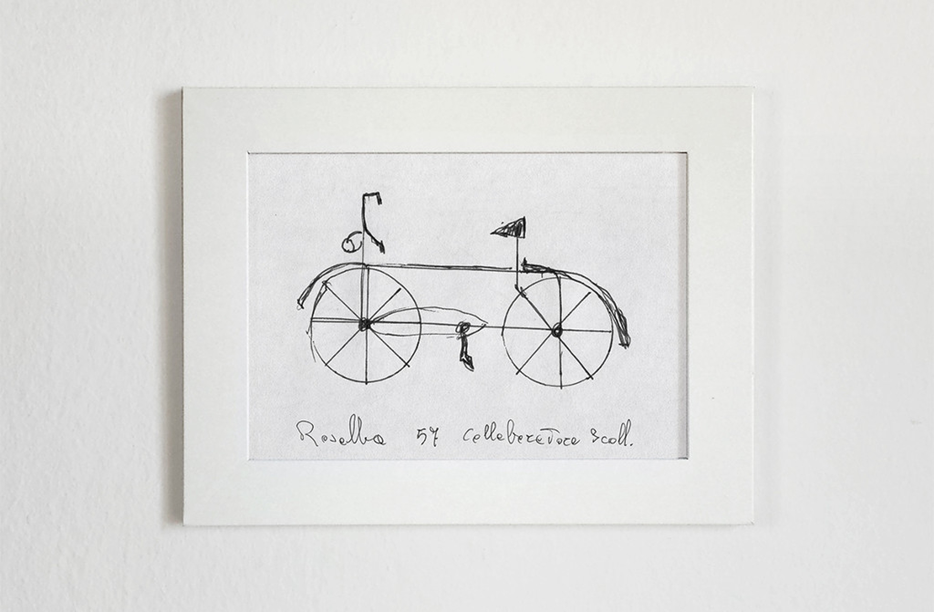 Velocipedia: il disegno di Rosalba