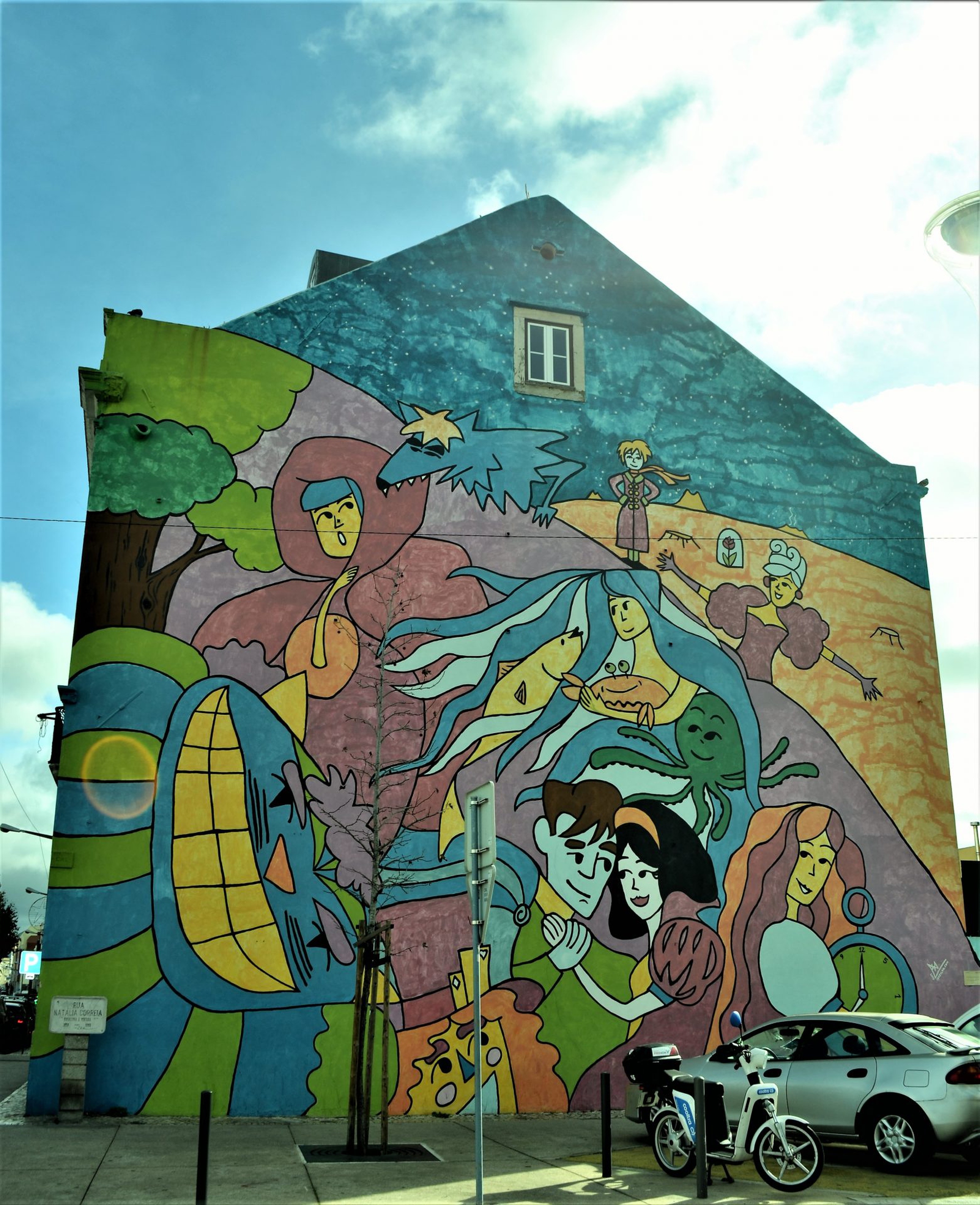 Street art, Isa Silva Lisbona