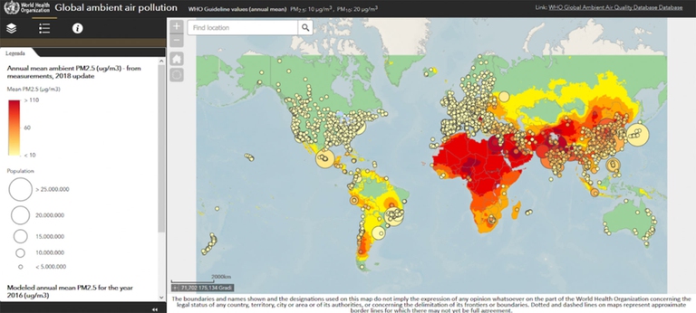 dati Global ambient pollution