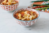 Minestrina di zucchina lunga