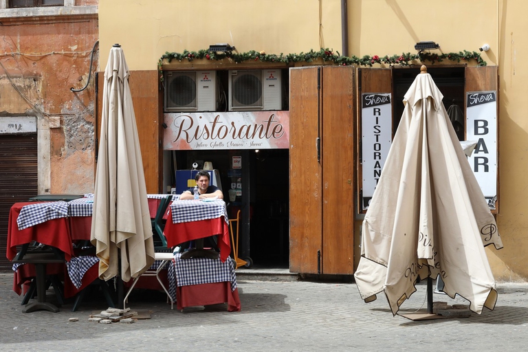 A restaurant during Italy's lockdown