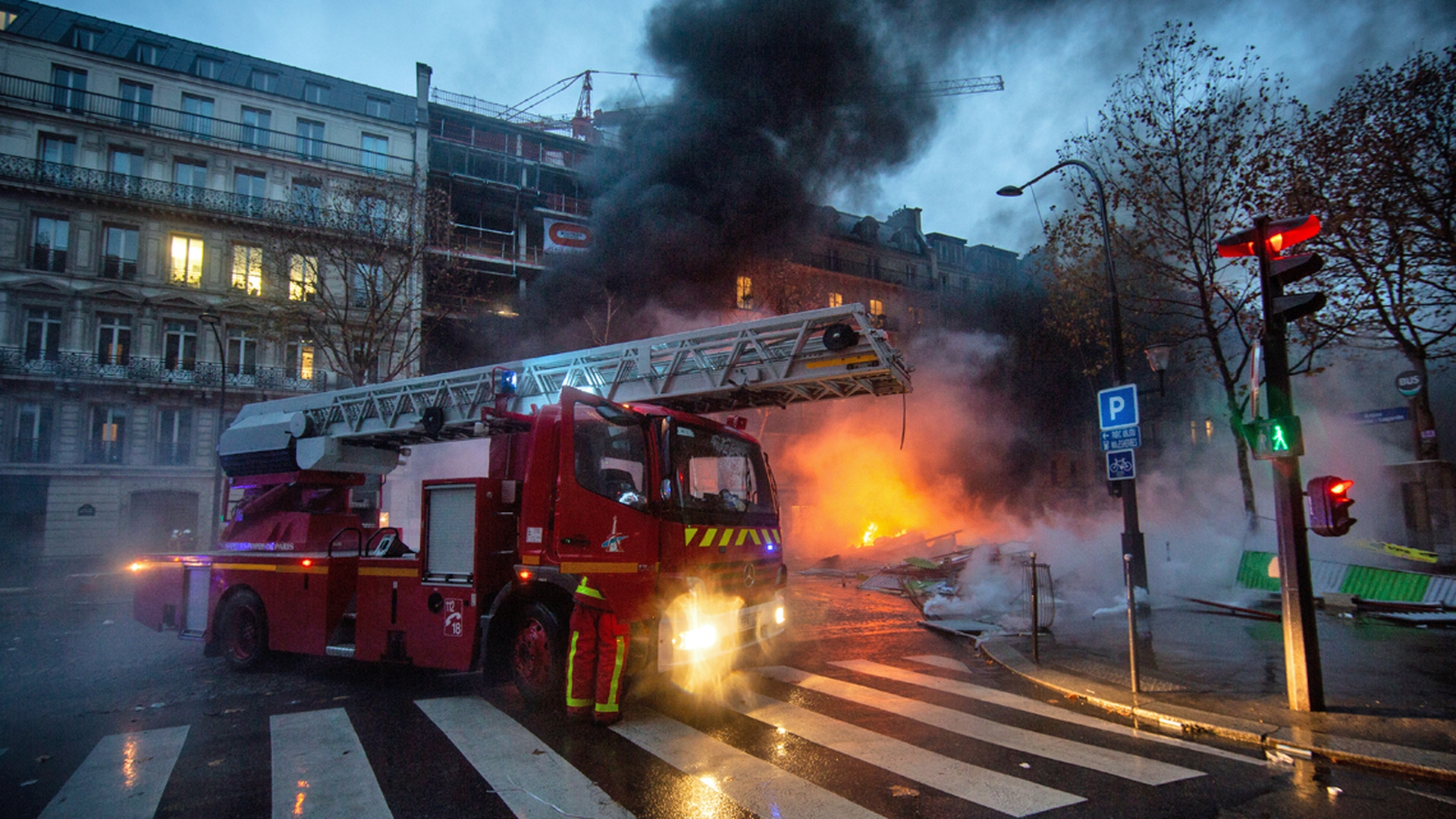 Gilet gialli a Parigi