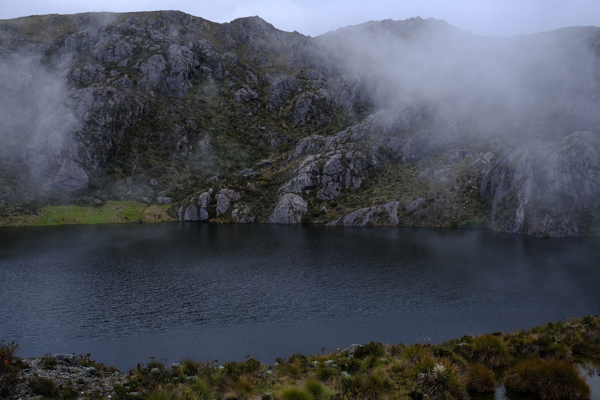 Lagoon in the páramo of Santurbán