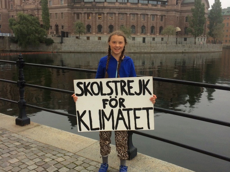 greta thunberg scedese sciopero scuola clima