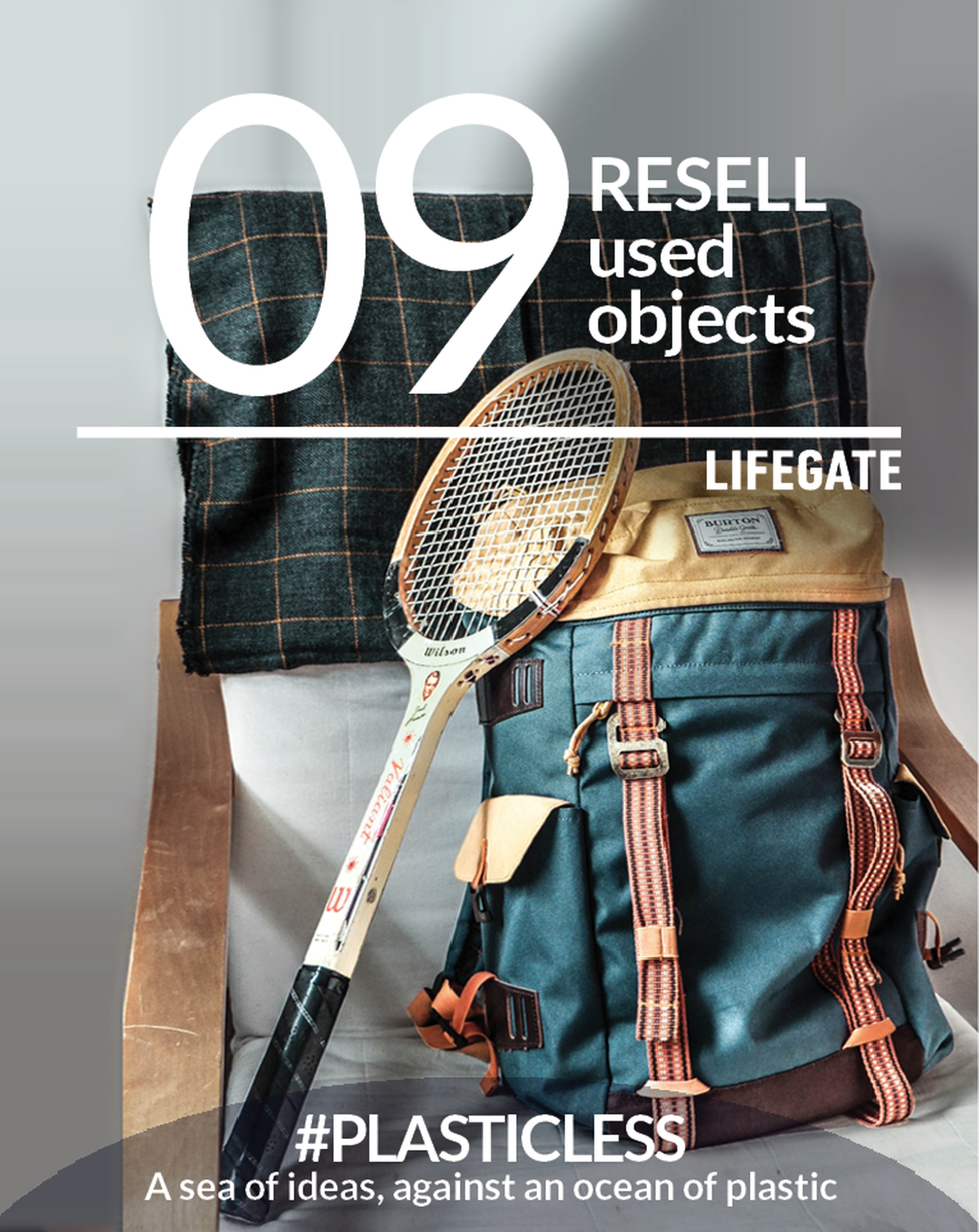 Resell used objects: good practices to prevent plastic pollution