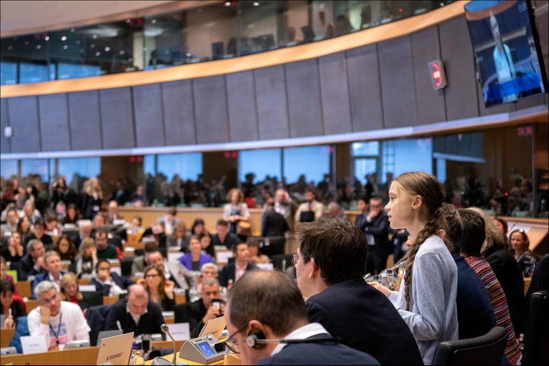 Greta Thunberg, European Parliament
