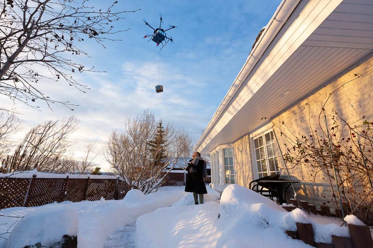 I droni Flytrex in Islanda