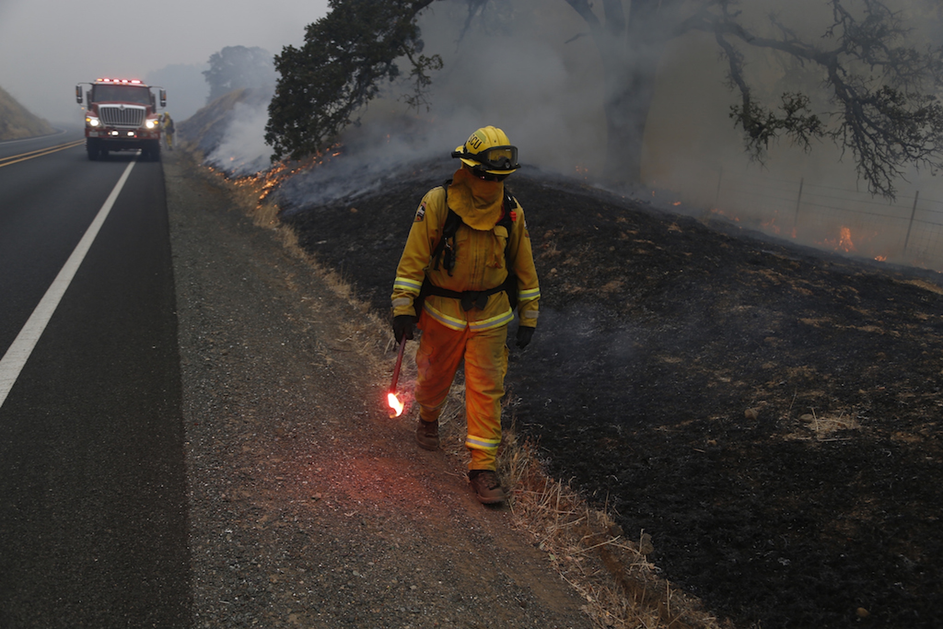 firefighter-walking