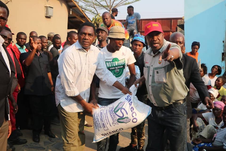 Hakainde Hichilema UPND mais grano siccità zambia