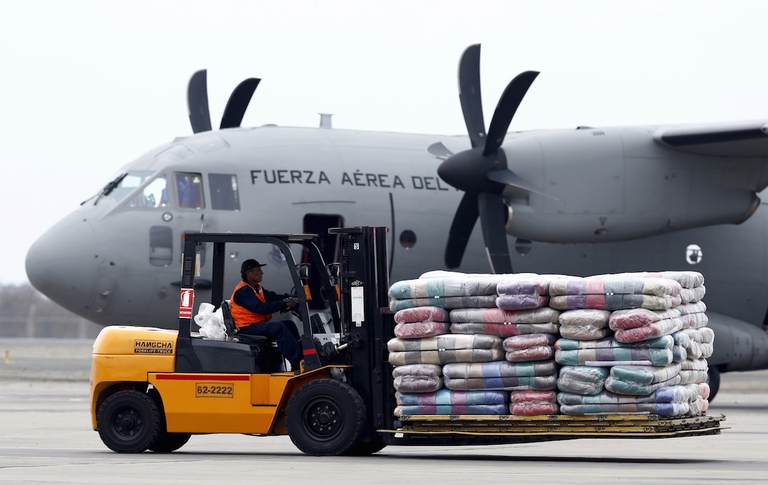 aid delivery ecuador