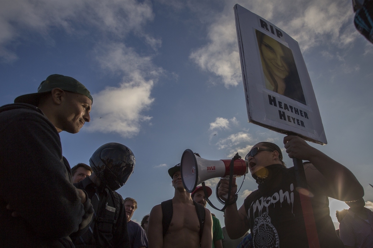 Una manifestazione a Laguna Beach il 19 agosto © GettyImages