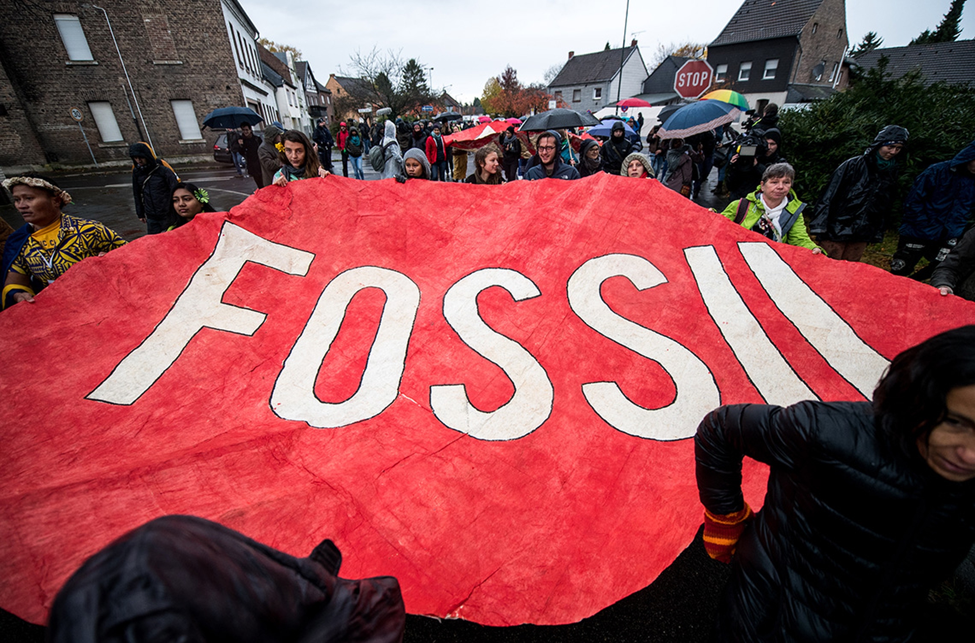 La manifestazione per il clima che si è svolta il 4 novembre a Bonn
