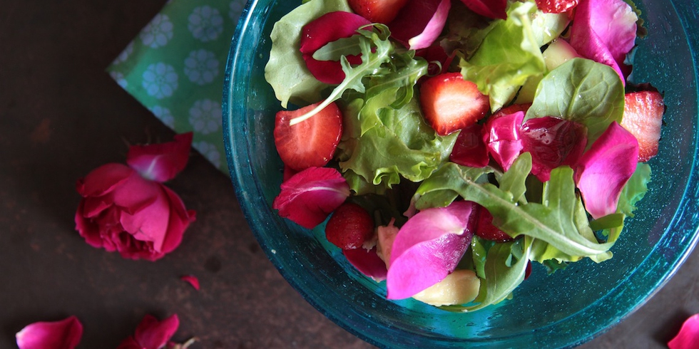 Insalata di rose, ricetta semplice