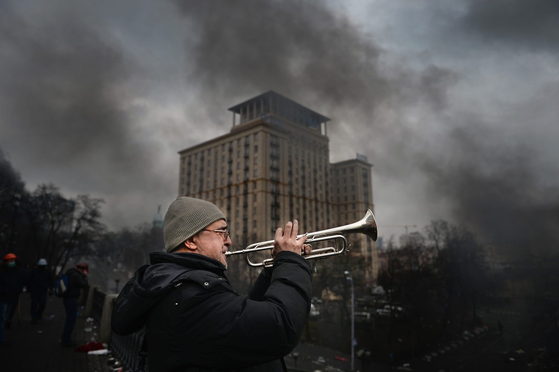 Kiev, immagini di guerra
