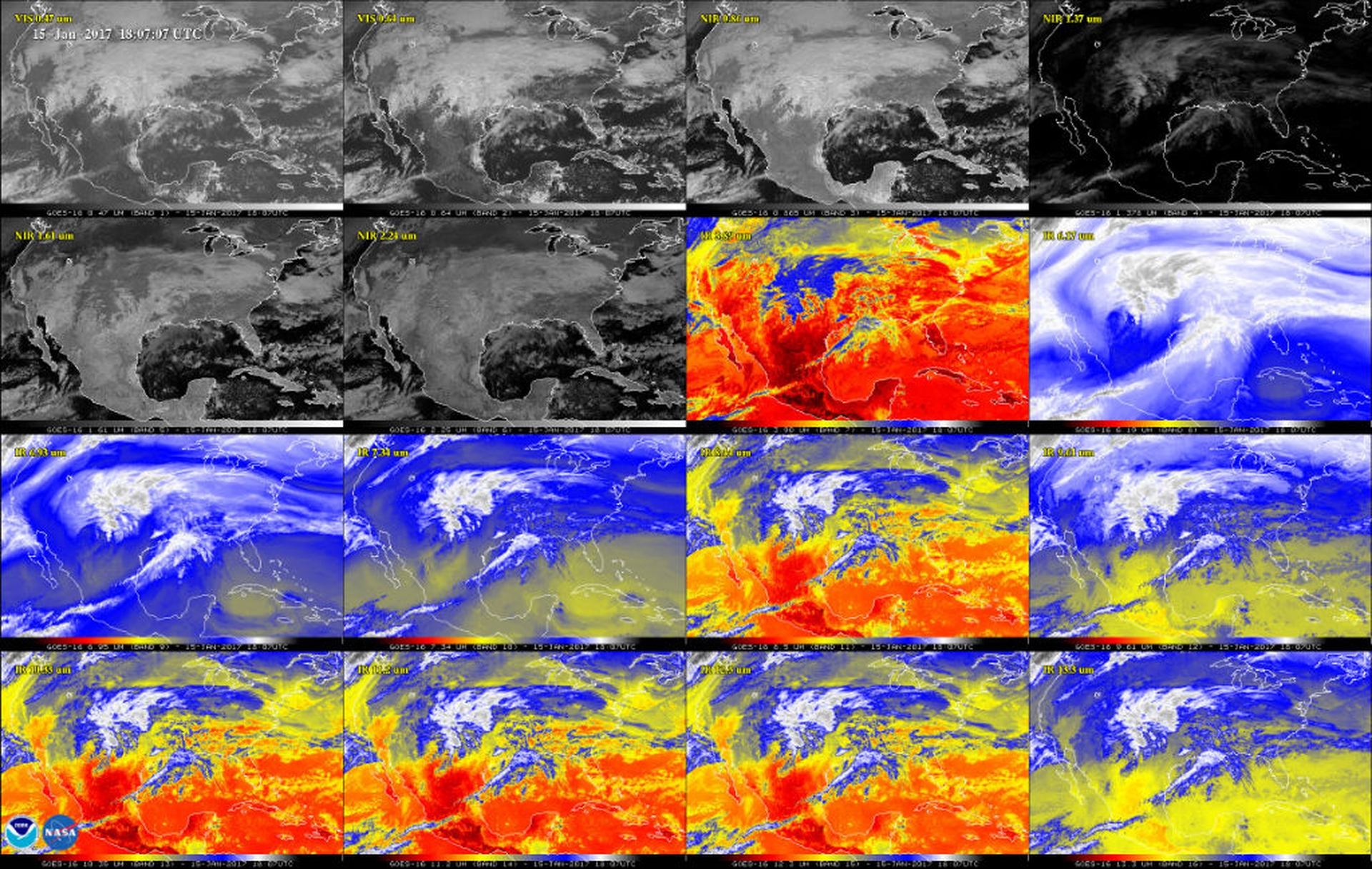 Il satellite Goes-16 e le straordinarie immagini della Terra