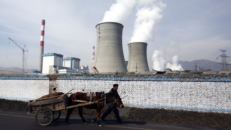 centrali a carbone in Cina