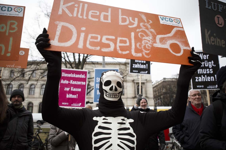 Protesta a Berlino nel marzo 2014.