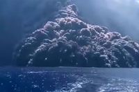 Il video dello Stromboli nel momento esatto dell’eruzione
