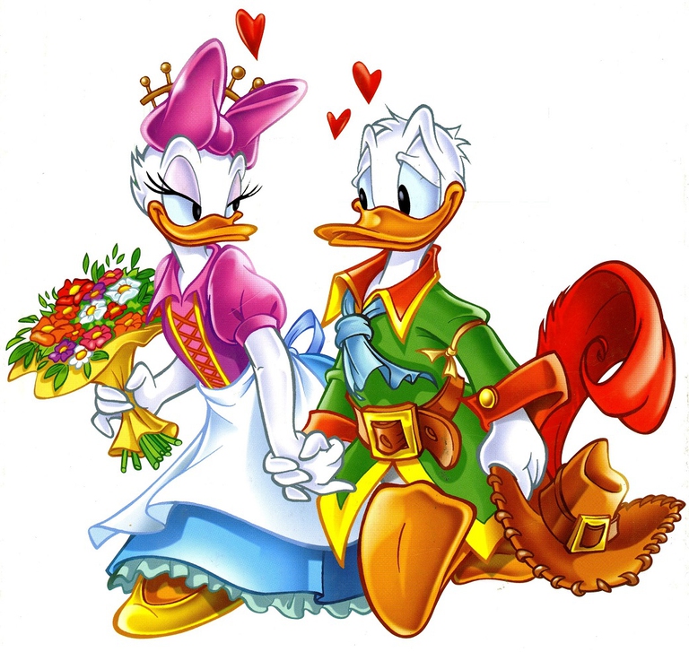 I Promessi Paperi - paperino e Paperina nei panni di Renzo e Lucia