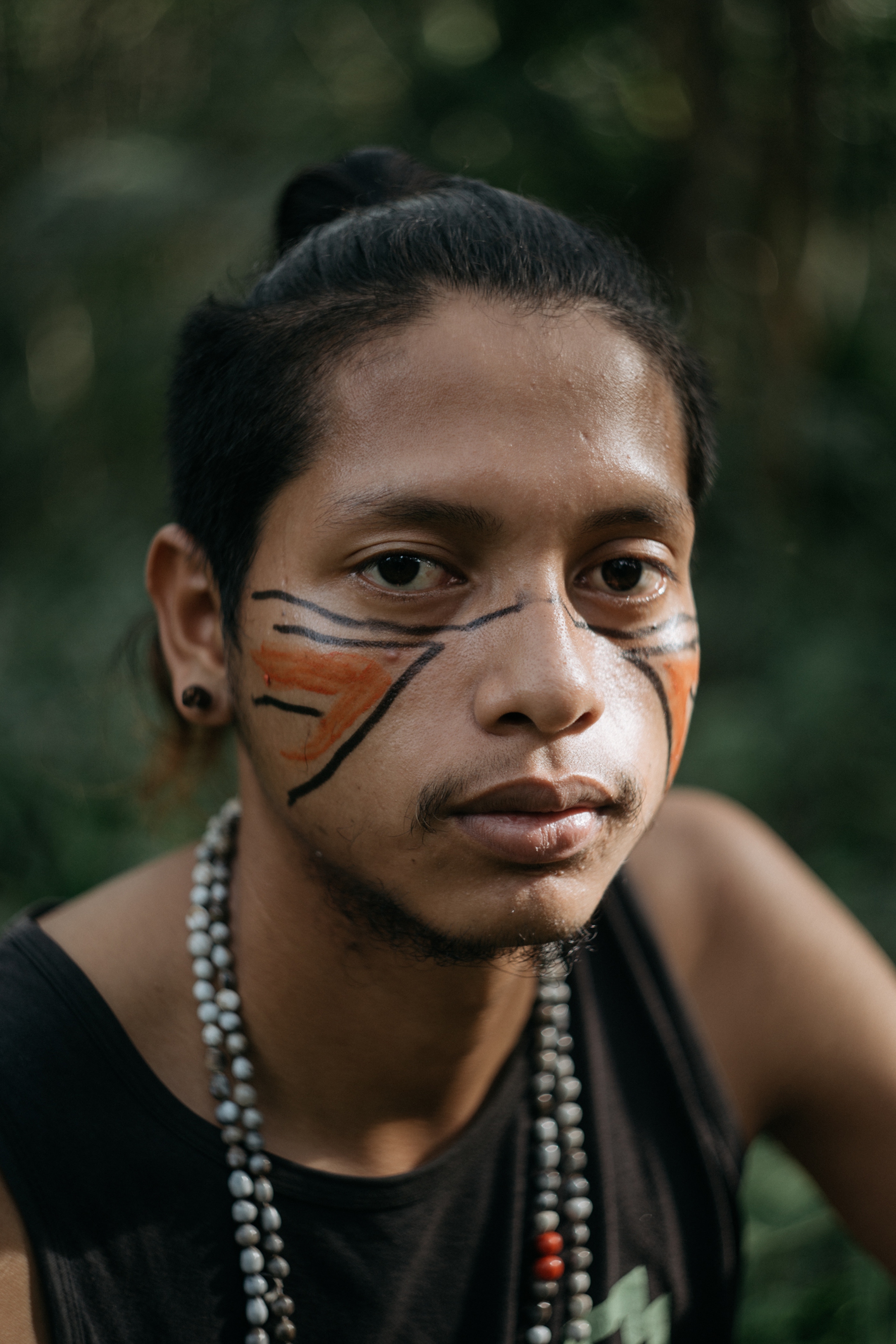 Indigenous tribes of Piaçaguera land in Brazil