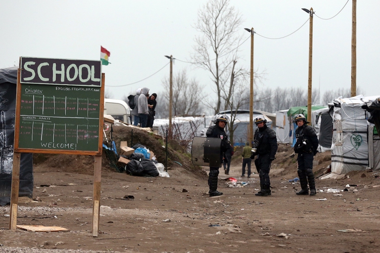 giungla calais migranti
