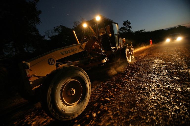 Strada nell'Amazzonia peruviana