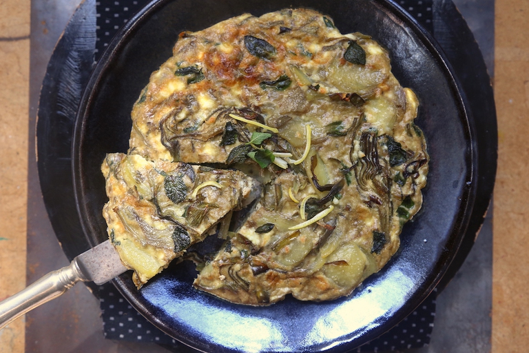 frittatona di carciofi