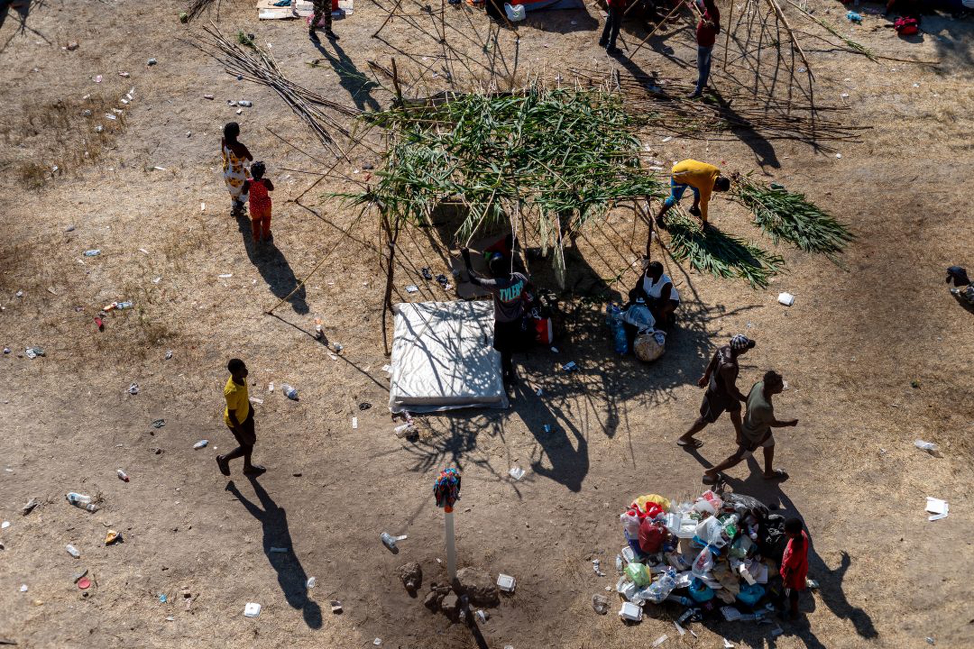 Large Migration Surge Crosses Rio Grande Into Del Rio, Texas