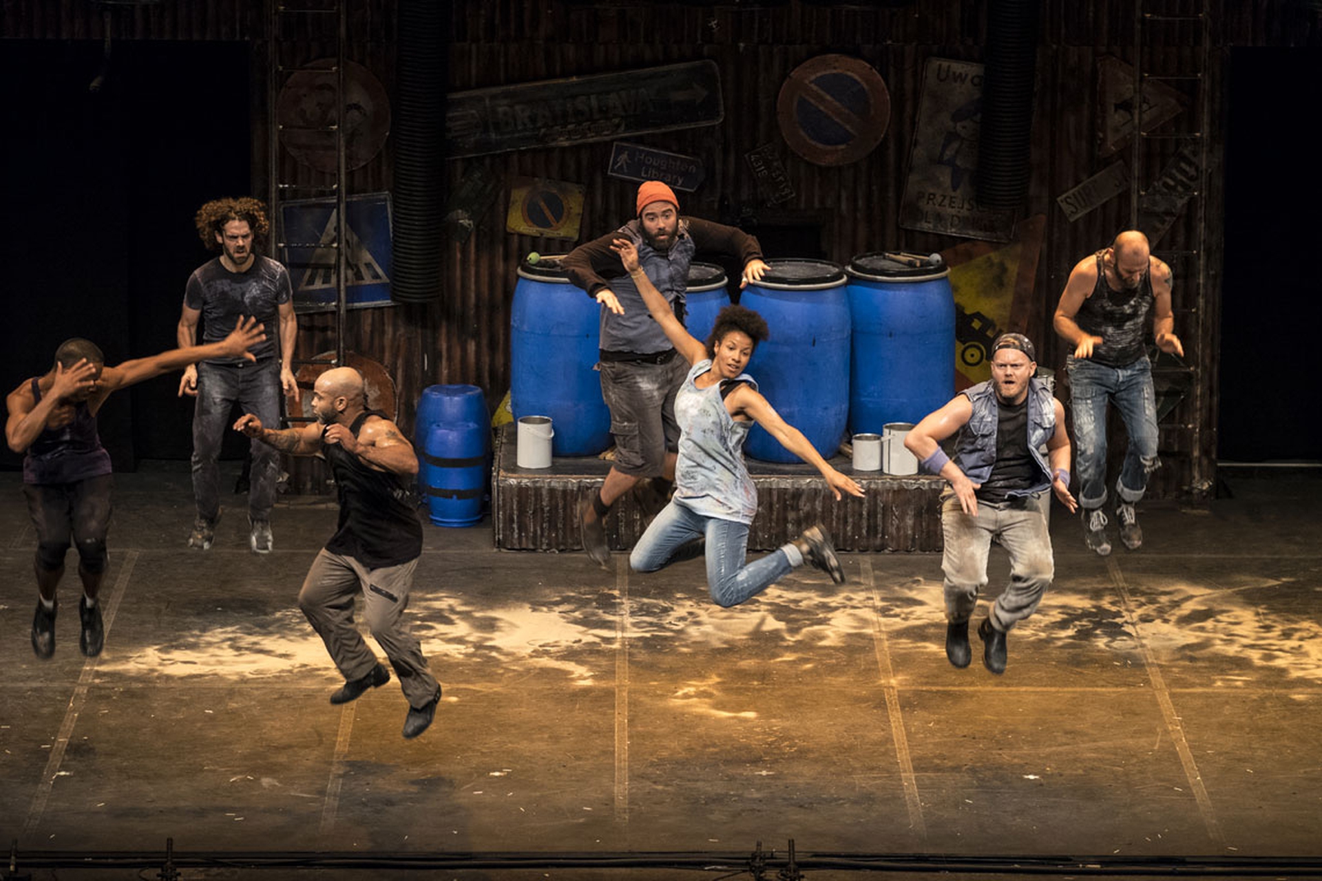Le acrobatiche coreografie di Stomp