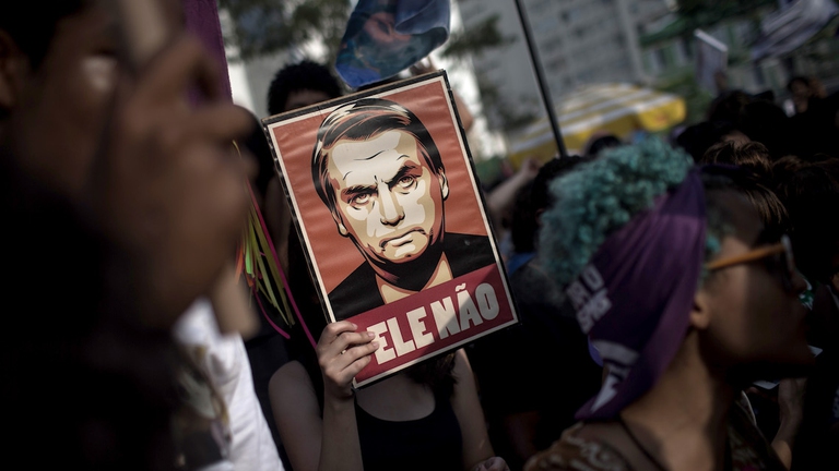 bolsonaro manifestazione brasile