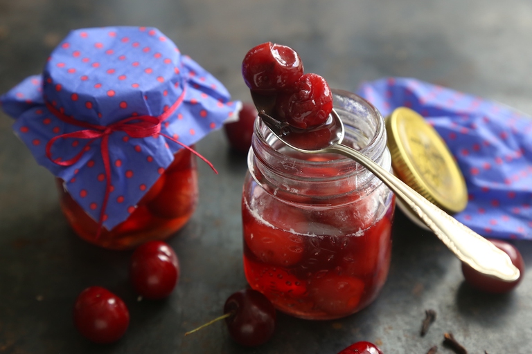 Ciliegie sciroppate