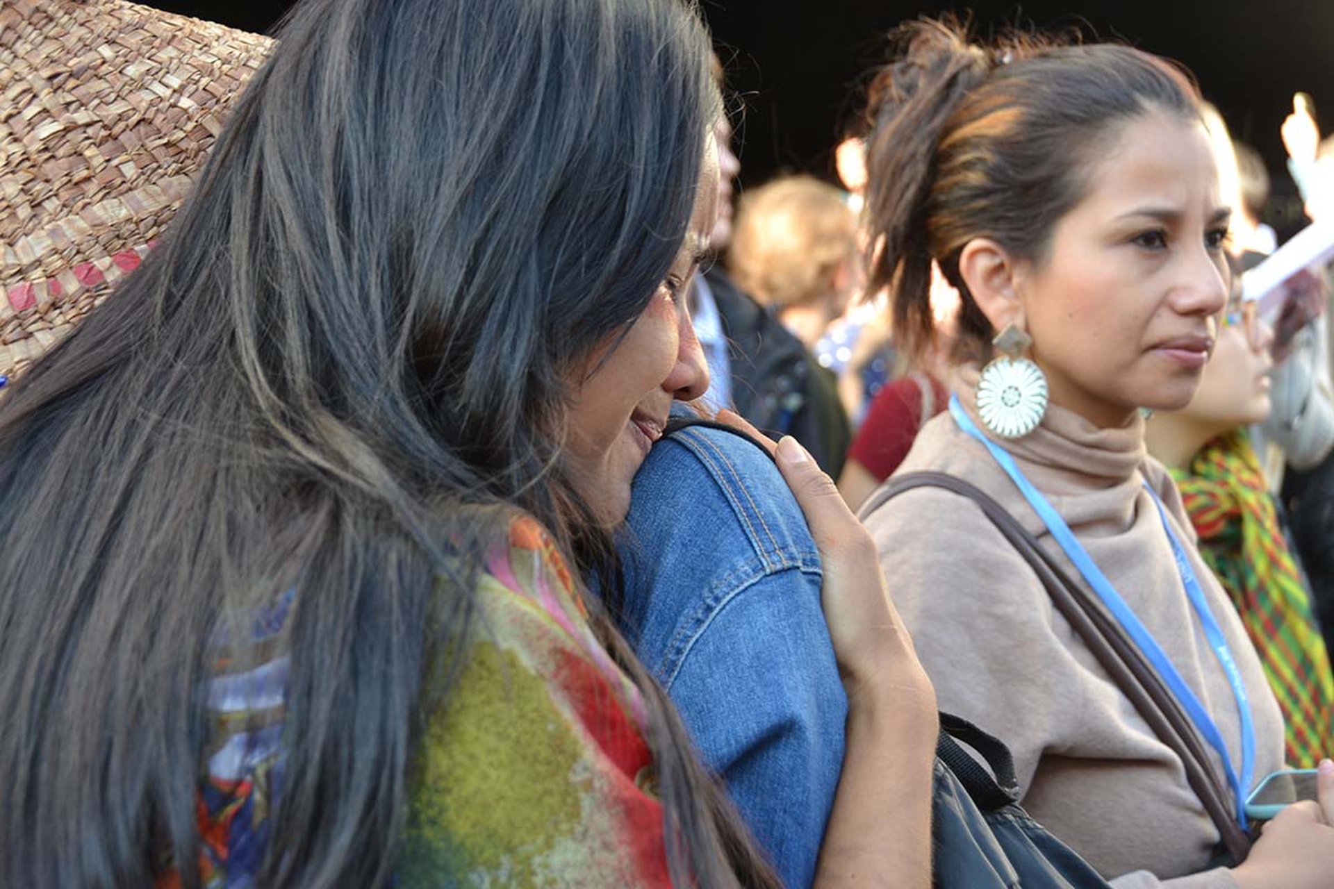 Indigenous protesters at COP25