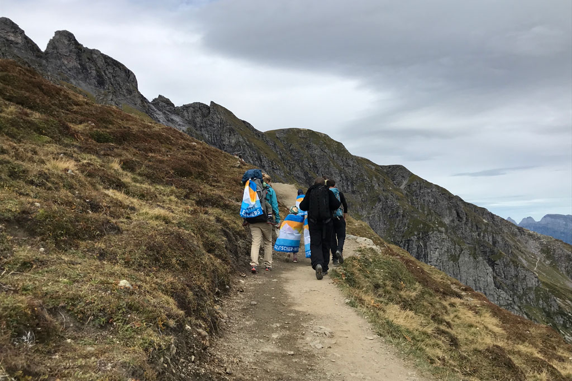 La cerimonia per il ghiacciaio del Pizol, in Svizzera