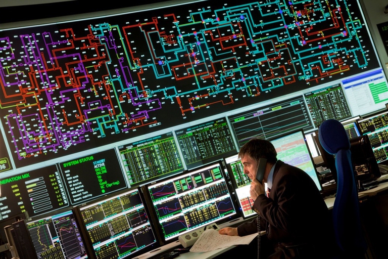 Centrale controllo rete elettrica UK