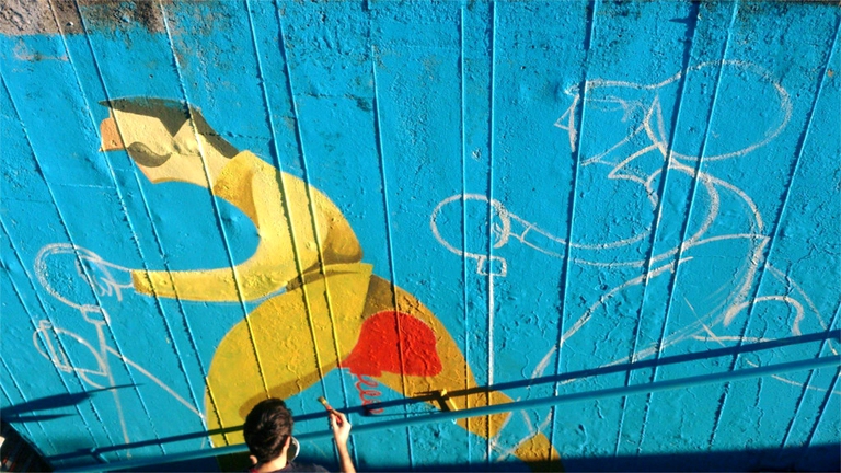 murales sottopasso gra