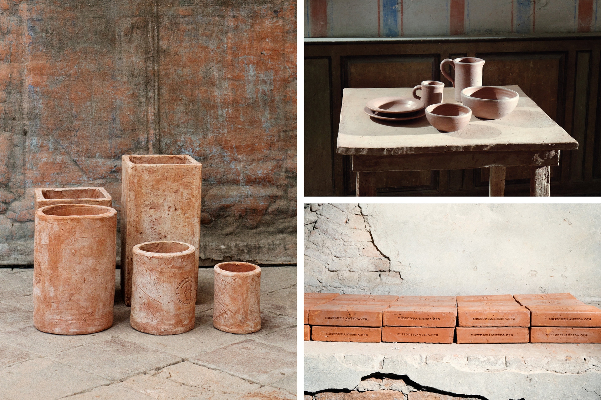 Oggetti in merdacotta