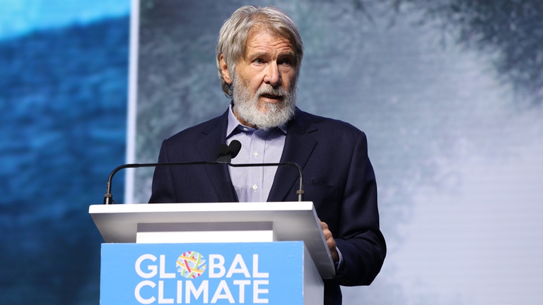 Harrison Ford al Global Climate Action Summit
