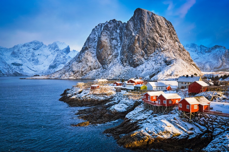 Fishing village in the Lofoten Islands, Norway