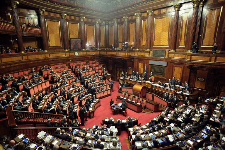 L'aula del Senato della Repubblica italiana. Foto © Elisabetta Villa/Getty Images