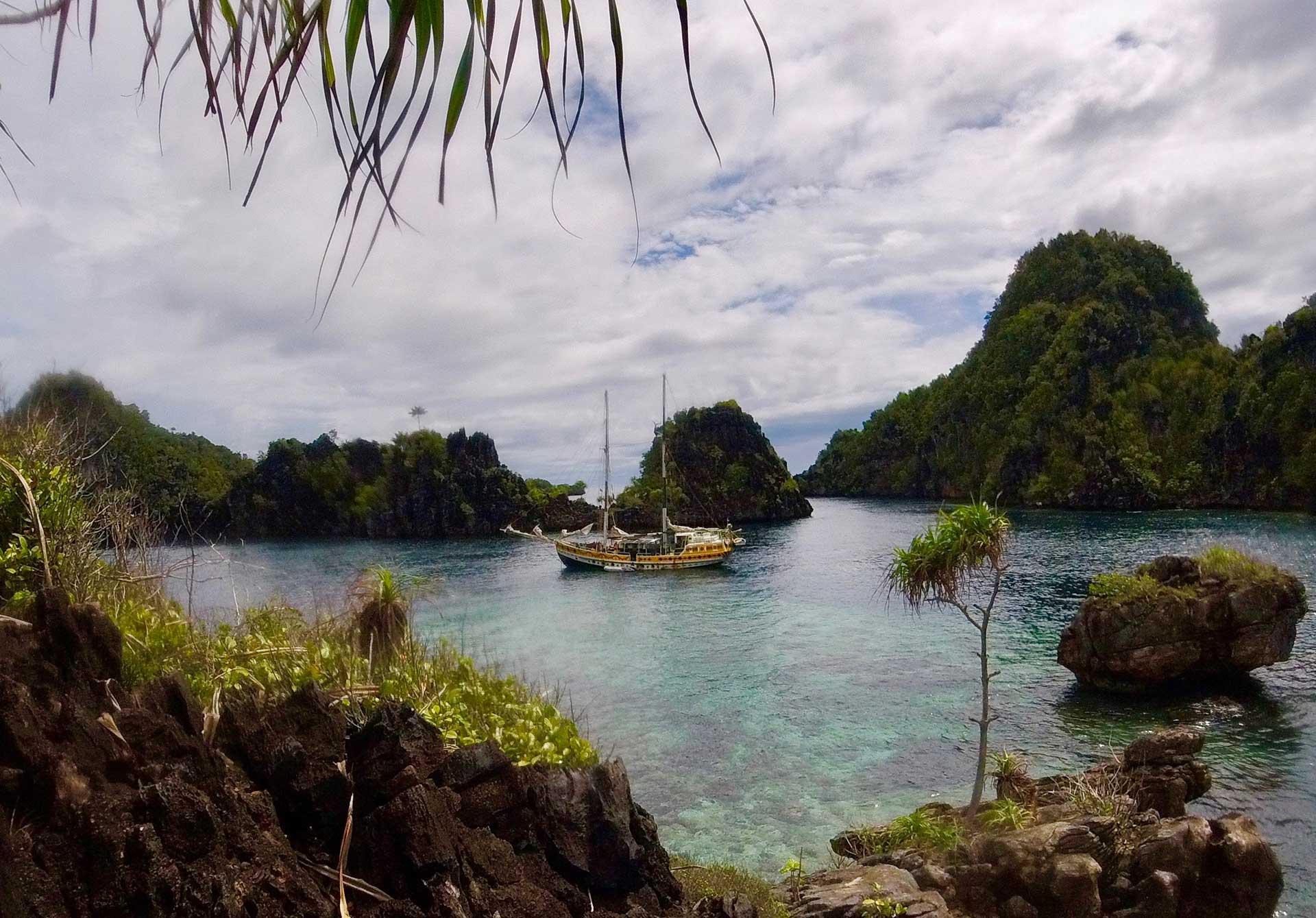 Ancorati a Raja Ampat